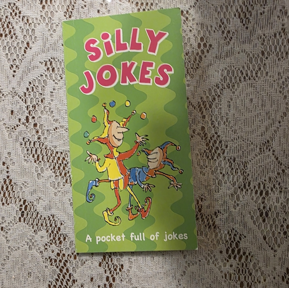 Silly Jokes Book for Kids - Playful Green Cover